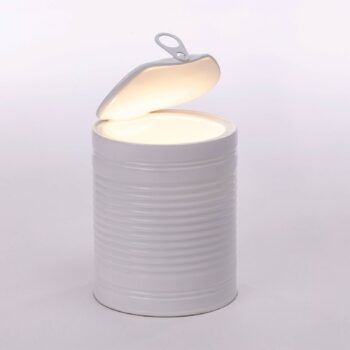 Stolová LED lampa Daily Glow, konzerva paradajok