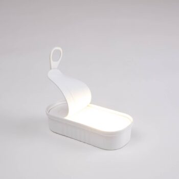 Stolová LED lampa Daily Glow, konzerva sardiniek