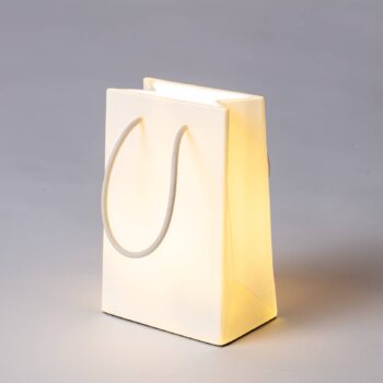 Stolová LED lampa Daily Glow, nákupná taška