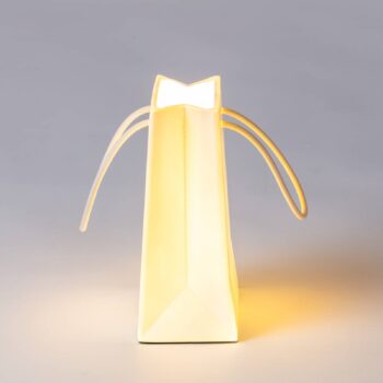 Stolová LED lampa Daily Glow, nákupná taška