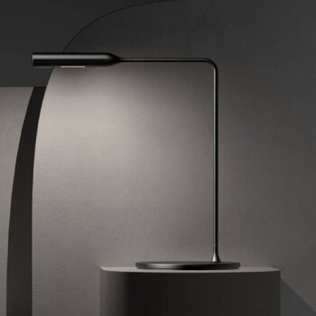 Stolová LED lampa Lumina Flo Bedside 3 000K čierna