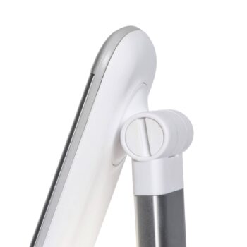 Stolová LED lampa MAULjazzy, biela, výška 43 cm, stmievateľné USB port