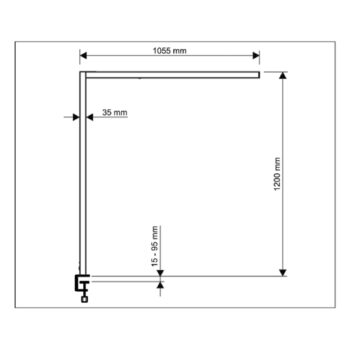 Stolová LED lampa MAULsirius, čierna, stmievateľné, CCT objímka