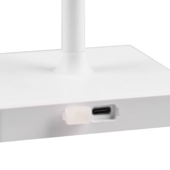 Stolová LED lampa Sanchez, RGBW a stmievač, biela