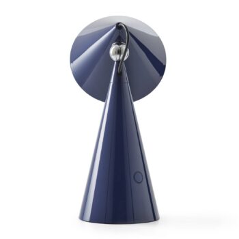 Stolová LED lampa Tom Dixon Pose, indigová farba, výška 25 cm
