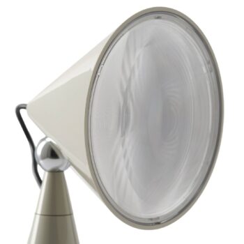 Stolová LED lampa Tom Dixon Pose, svetlosivá, výška 25 cm