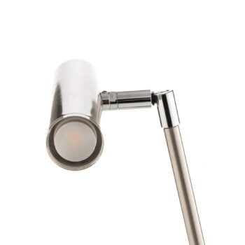 Stolová LED lampa Tom, nikel matná