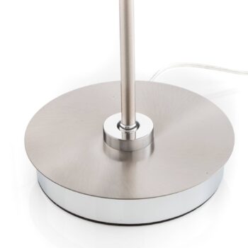 Stolová LED lampa Tom, nikel matná