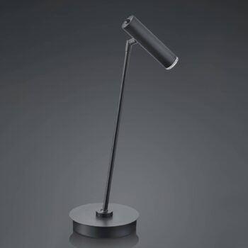 Stolová LED lampa Tom, stmievateľná, čierna