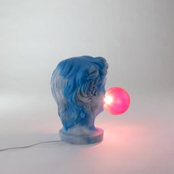 Stolová LED lampa Wonder Cloud, biela/modrá/ružová