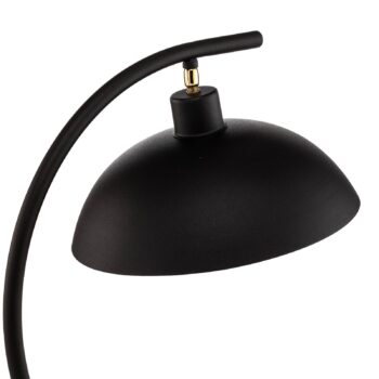 Stolová lampa 1036, 1-plameňová, čierna-zlatá