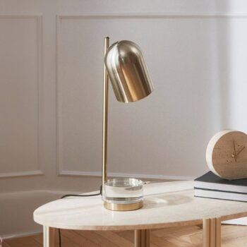 Stolová lampa AYTM Luceo, zlatá