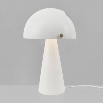 Stolová lampa Align so sklopným tienidlom, biela
