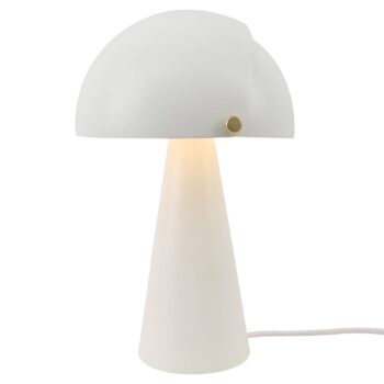 Stolová lampa Align so sklopným tienidlom, biela