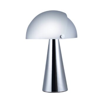 Stolová lampa Align so sklopným tienidlom, chróm