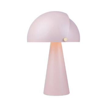 Stolová lampa Align so sklopným tienidlom, ružová