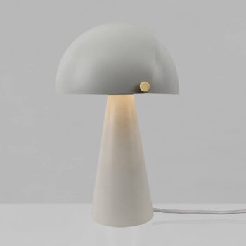 Stolová lampa Align so sklopným tienidlom, sivá
