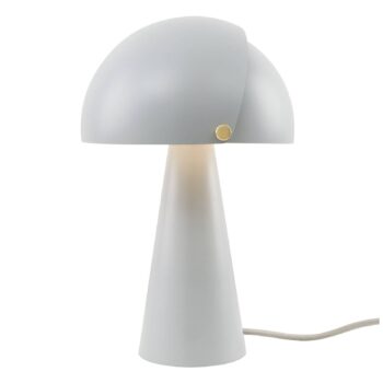 Stolová lampa Align so sklopným tienidlom, sivá
