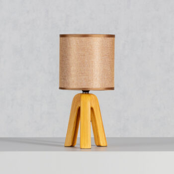 Stolová lampa Aloa light brown, 15 x 30,5 cm