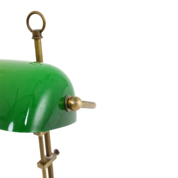 Stolová lampa Ancilla nastaviteľná bronzová/zelená