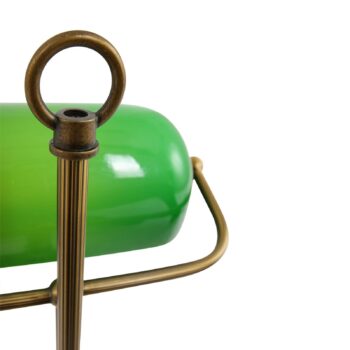 Stolová lampa Ancilla nastaviteľná bronzová/zelená