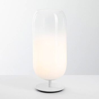 Stolová lampa Artemide Gople, biela/biela