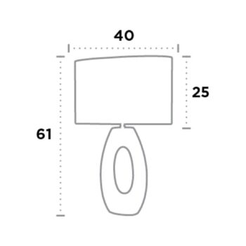 Stolová lampa Artisan s textilným tienidlom