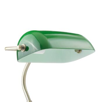Stolová lampa Bankers, v. 42 cm zelená