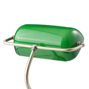 Stolová lampa Bankers, v. 42 cm zelená