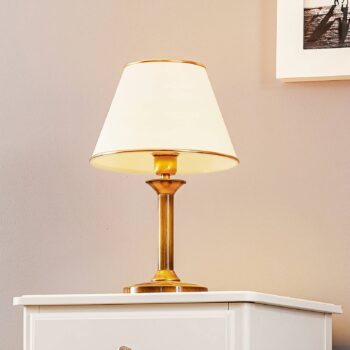 Stolová lampa Birmingham patinovaná Ø 27 cm
