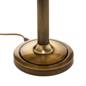 Stolová lampa Birmingham patinovaná Ø 27 cm
