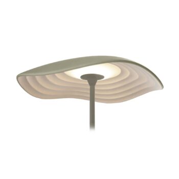 Stolová lampa Bover LED Valentina M/29, olivovo sivá/biela
