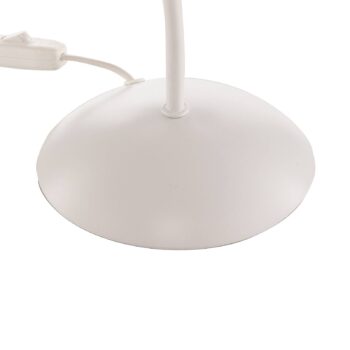 Stolová lampa Butterfly s dekoráciou v ružovej farbe