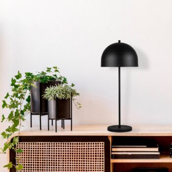 Stolová lampa Can NT-135, čierna, kov, výška 58 cm