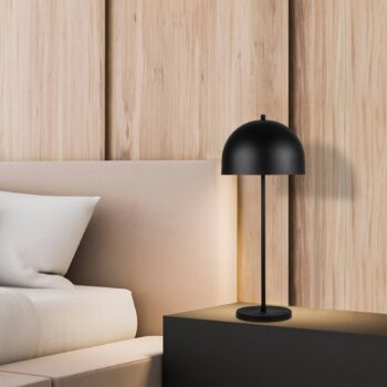 Stolová lampa Can NT-135, čierna, kov, výška 58 cm