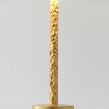Stolová lampa Cancelliere Rotonda čierna/zlatá 57 cm