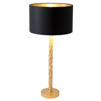 Stolová lampa Cancelliere Rotonda čierna/zlatá 57 cm