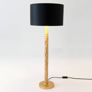 Stolová lampa Cancelliere Rotonda čierna/zlatá 79 cm