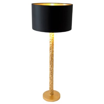 Stolová lampa Cancelliere Rotonda čierna/zlatá 79 cm