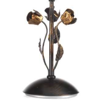 Stolová lampa Carolina, bronzová farba, 1 svetlo, železo
