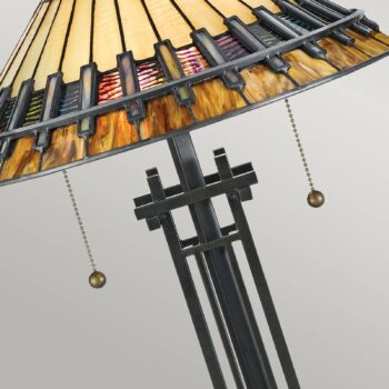 Stolová lampa Chastain tienidlo v štýle Tiffany
