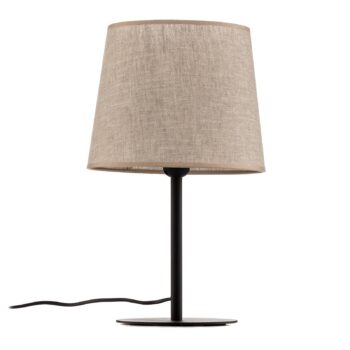 Stolová lampa Chicago s tienidlom na lampu z ľanu