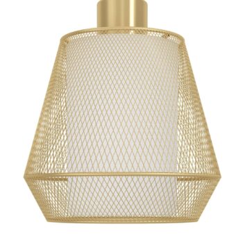 Stolová lampa Ciudadela, čierna/mosadz
