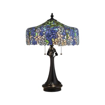 Stolová lampa Cobalt v dizajne Tiffany