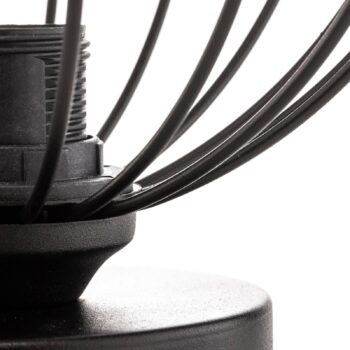 Stolová lampa Cumera s mriežkovaným tienidlom, Ø 24 cm