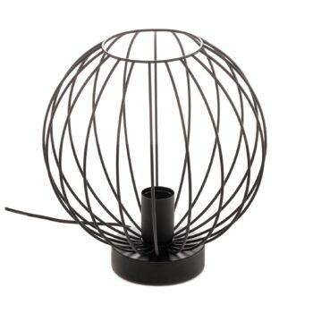 Stolová lampa Cumera s mriežkovaným tienidlom, Ø 30 cm