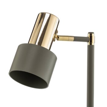Stolová lampa Destin nastaviteľná zelená/mosadz