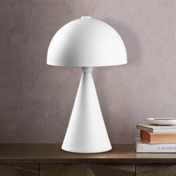 Stolová lampa Dodo 5052, výška 52 cm, biela