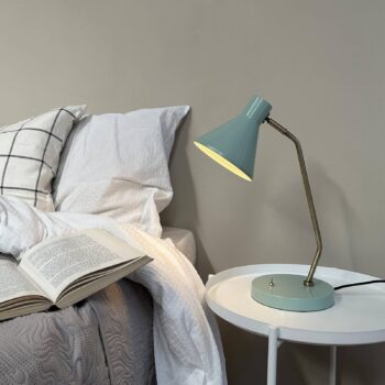 Stolová lampa Dyberg Larsen Sleep, mätovo zelená, výška 43,3 cm