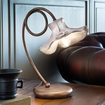 Stolová lampa Eleonora s keramickým tienidlom